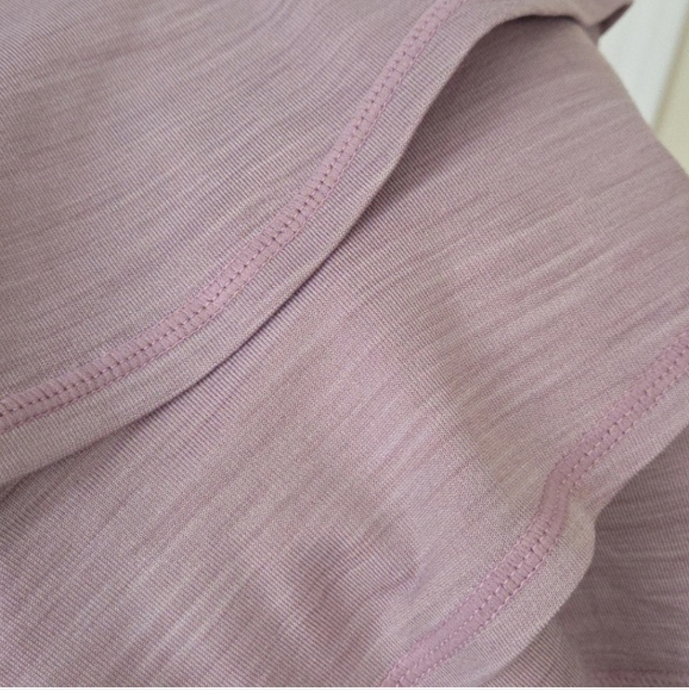 2 HEAD SCALLOPED RUFFLE SPORTY ATHLETIC SKORT MAUVE & BLUE MEDIUM - Picture 4 of 9